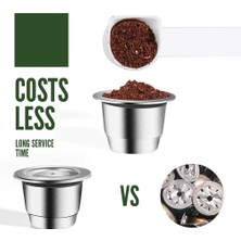 Kuadu Shop Çoklu Stil Icafilas Paslanmaz Çelik Doldurulabilir Nespresso Kahve Kapsülü Için Yeniden Kullanılabilir Essenza Mini & Citi Için Cafeteira Filtresi (Yurt Dışından)