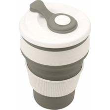 Kuadu Shop Açık Gri Tarzı Cof Mugs Travel Collapsible Silicone Cup Folding Water Cups Bpa Free Food Grade Drinking Ware Mug Tea Cof Cups (Yurt Dışından)