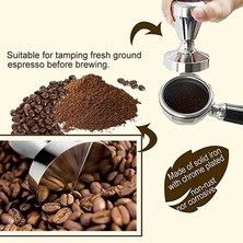 Kuadu Shop 3AÇILI Dış Müdahale 51MM Stili Alüminyum Alaşımlı Amper El Yapımı Kahve Sıkıştırılmış Toz Çekiç Espresso Makinesi Cafe Barista Araçları Makine Aksesuarları (Yurt Dışından)