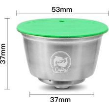 Kuadu Shop Turuncu Tarzı Icafilas Yeniden Kullanılabilir Kapsül Dolce Gusto Inox Için Nescafe Dolce Gusto Kahve Kapsül Paslanmaz Metal Filtreler Tamper Kaşığı (Yurt Dışından)