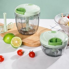 Kuadu Shop D-Beyaz Stil Çok Fonksiyonlu Mutfak Robotu Elle Çalışan Yaratıcılık Ev Aletleri Sarımsak Zencefil Biber Kıyma Mutfak Aleti (Yurt Dışından)
