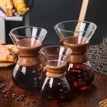 Kuadu Shop 400ML Tarzı Isıya Dayanıklı 400ML Cam Cezve Paslanmaz Çelik Filtreli Damla Kahve Su Isıtıcısı Damlatıcı Kahve Makinesi Üzerine Dökün Barista Aracı (Yurt Dışından)