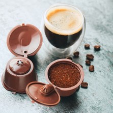 Kuadu Shop 1 Adet Siyah Stil Nescafe Dolce Gusto Kahve Filtreleri Için Yeniden Kullanılabilir Kapsüller Fincan Doldurulabilir Dolci Gusto Sepetleri (Yurt Dışından)