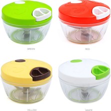 Kuadu Shop Beyaz Stil Drog Yeni Yüksek Li Doğrayıcı Sarımsak Kesici Sebze Meyve Büküm Parçalayıcı Manuel Kıyma Makinesi (Yurt Dışından)