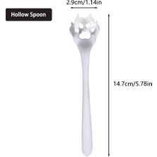Kuadu Shop Çoklu Stil 2,8X14,7 cm Hollow Karikatür Kahve Çay Kaşığı Paslanmaz Çelik Kedi Köpek Pençe Tatlı Dondurma Kaşığı Sofra Akşam Yemeği Cultery Set Mutfak Gereçleri (Yurt Dışından)