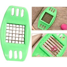 Kuadu Shop Yeşil Stil 1 Bilgisayar Patates Kesici Makinesi Çok Fonksiyonlu Dilimleme Patates Talaş Kesici Şeritler Halinde Patates Kızartması Sebze Kesme Makinesi Mutfak Aletleri (Yurt Dışından)
