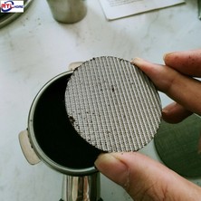 Kuadu Shop 53,5x2 mm Stili 50UM .5 Iletişim Duş Ekranı Puck Ekran Filtresi Mesh Expresso Portafilter Kahve Makinesi Için Evrensel Olarak Kullanılır (Yurt Dışından)