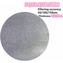 Kuadu Shop 53,5x2 mm Stili 50UM .5 Iletişim Duş Ekranı Puck Ekran Filtresi Mesh Expresso Portafilter Kahve Makinesi Için Evrensel Olarak Kullanılır (Yurt Dışından)