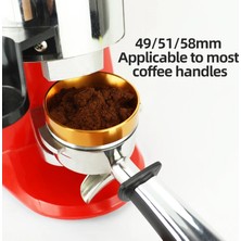Kuadu Shop 51 mm Kırmızı Stil Profesyonel Espresso Kahve Dozaj Halkası mm Doz Huni Alüminyum Kahve Malzemeleri Bira Kase Kahve Tozu Için Parçaları (Yurt Dışından)