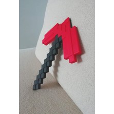 Asi Bursa3dfilament Red Stone Pickaxe / Minecraft Kızıltaş Kazma Oyuncak