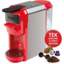 Fantom Mıxpresso Ks 1450 Mısscoffee  Kutu Kırmızı