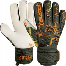 Reusch Attrakt Grip Parmak Desteği Kaleci Eldiveni Yeşil 5370010-5556