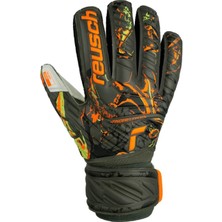 Reusch Attrakt Grip Parmak Desteği Kaleci Eldiveni Yeşil 5370010-5556