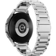 Tagomoon Huawei Watch Gt4 46MM Uyumlu Kordon Klasik Baklava Model Paslanmaz Çelik Metal Kayış