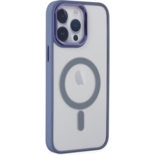 Newface Apple iPhone 14 Pro Kılıf Room Magneticsafe Silikon - Sierra Blue 277097