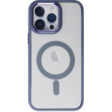 Newface Apple iPhone 14 Pro Kılıf Room Magneticsafe Silikon - Sierra Blue 277097