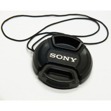 Lc 49 mm Sony 49 mm Lensler ile Uyumlu Lens Kapağı Objektif Kapağı Bağcıklı