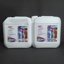 Arc Epoksi Reçine Ultra Şeffaf Art Resin Sanatsal Epoksi 4  LT Set