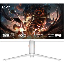 Gamebooster GB-2718FFW 27"165hz 0.5ms Ss IPS Fhd 1xhdmı 2.0 , 1*dp Oynar Ayak Beyaz Gaming Monitör