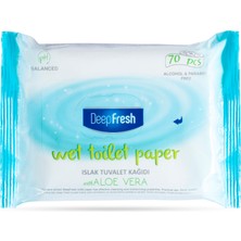 Deep Fresh Islak Tuvalet Mendili 3 x 70 Yaprak