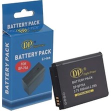 DP Pil 600mAh Li-Ion Batarya Samsung Fotoğraf Makineleri İçin Şarj Edilebilir