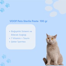 VOOP Pet Sterile Paste (Kısırlaştırılmış Destekleyici,Tüy Yumağı Önleyici,Taurin İçeren Steril Macun) 100Gr