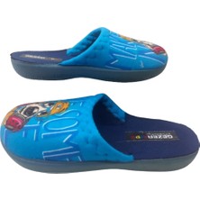 Gezer Erkek Çocuk Mavi-Lacivert Köpek Figürlü Ev Içi Terlik GZRR778-007