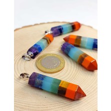 Yaşam Tohumu Çakra 7'li Pandül -  Kolye Ucu (45764)