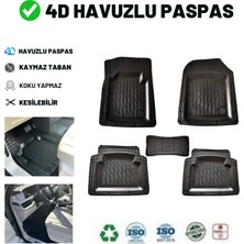 Rptech Dacia Duster 2 Wd (4x4) 2020 4d Havuzlu Üniversal Yeni Nesil Paspas Siyah Gold Seri