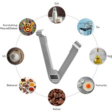 Karaca Gastro Scale 1001 Ekranlı Inox Mutfak Tartısı 5 kg Kapasite