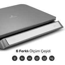 Karaca x Refika’dan Mutfak Tartısı Gastro Scale Inox 15 kg Kapasite