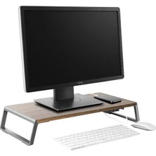 Daytona ZR-488 Ergonomik 4x USB Çıkışlı Masaüstü Monitör-Bilgisayar Yükseltici Stand