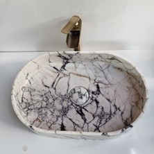 Sipahi Marble Menekşe Mermer Gizli Giderli Dizayn Lavabo