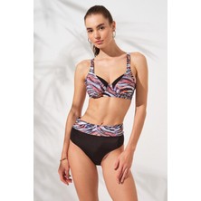 Pierre Cardin Herve Toparlayıcı Balenli Bikini Takım Tiger 231230-T