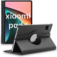 M.tk moveteck Xiaomi Mi Pad 6 & Pad 6 Pro 11 Inç Kılıf Dönebilen 360 Tablet Kılıfı Standlı Pu Deri Elastik Kapaklı Smart Tam Korumalı