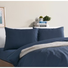 Doqu Home Pure Line Nevresim Takımı Tek Kişilik - Lacivert