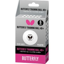 Butterfly Masa Tenisi Topu Btf Training Ball 40+ White 6er 7250730140