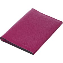 Tergan Fuşya Hakiki Deri Unisex Pasaportluk - S1PS00001657-C42