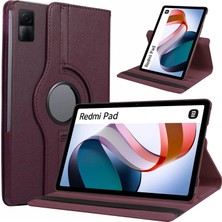 M.TK Moveteck Xiaomi Redmi Pad 10.61 Inç Kılıf Dönebilen 360 Tablet Kılıfı Standlı Pu Deri Elastik Kapaklı Smart Tam Korumalı