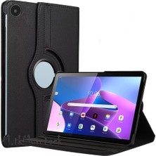 M.tk moveteck Lenovo Tab M10 Plus TB-X606F 10.3 Inç Kılıf Dönebilen 360 Tablet Kılıfı Standlı Pu Deri Elastik Kapaklı Smart Tam Korumalı Akıllı Kapak