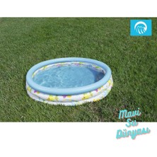 Bestway Havuz Balık Desenli 102 cm x 25 cm - Mavi Su Dünyası