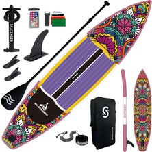 Skatinger Circe Stand Up Paddle Board 320 cm x 82 x 15 Ultra Geniş, Dengeli ve Hızlı Sup Şişme Sörf Tahtası