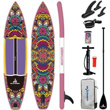 Skatinger Circe Stand Up Paddle Board 320 cm x 82 x 15 Ultra Geniş, Dengeli ve Hızlı Sup Şişme Sörf Tahtası