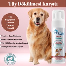 Pets Fav Köpek Tüy Dökülmesi Karşıtı Doğal ve Organik Kuru Köpük Şampuanı