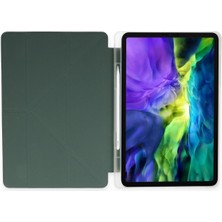 Newface Ipad Pro 11 (2020) Kılıf Kalemlikli Hugo Tablet Kılıfı - Koyu Yeşil 277097