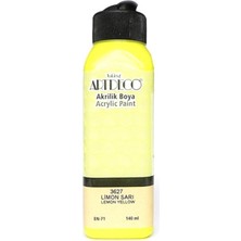 Artdeco Akrilik Boya 3627 Limon Sarı 140 ml Canlı Renk Özelliği ile Sanatçılar İçin İdeal
