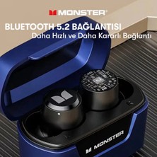 Monster XKT05 Bluetooth Kulaklık - Mavi 277097