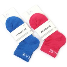 Fitinsane Premium Performance Quarter 2'li Paket Pembe - Mavi