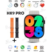 Watch Hk9 Pro Akıllı Saat Amoled Ekran 2 Kordon Ios Ve Android Uyumlu