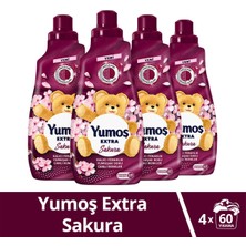 Yumoş Extra Çamaşır Yumuşatıcı Sakura 1440 ml x4